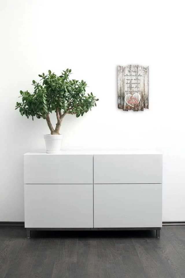 Kreative Feder Holzbild Zusammen eine Familie Shabby Chic - Bild 3