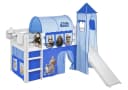 Lilokids Hochbett Spielbett JELLE Star Wars mit Turm, Rutsche und Vorhang Bild 1