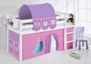Lilokids Kinderbett Hochbett JELLE mit Vorhang FROZEN Eiskönigin Anna & Elsa Bild 2