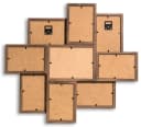 Victor (Zenith) Bilderrahmen Collage Braun MDF Holz 9-teilig Bild 4