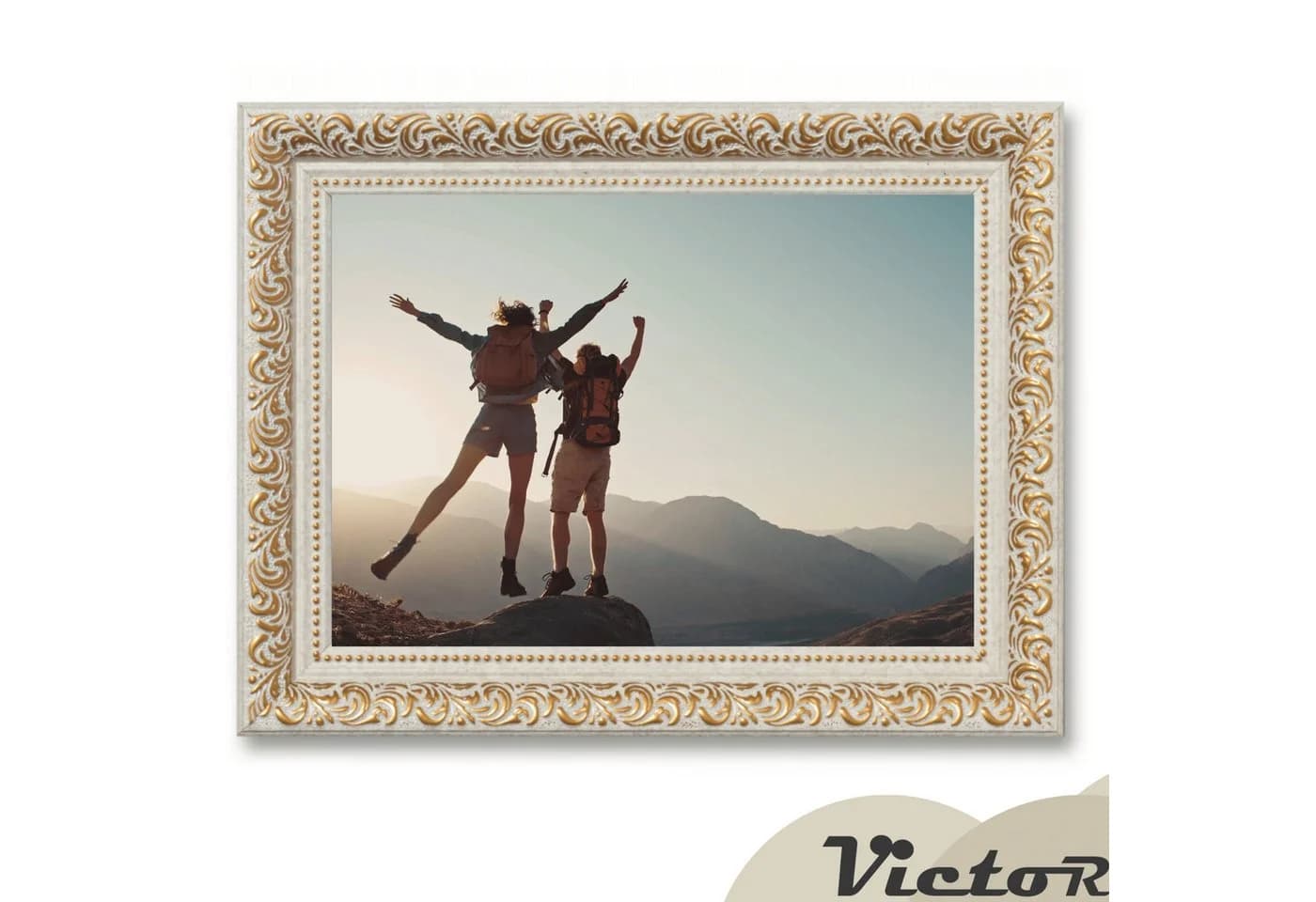 Victor (Zenith) Bilderrahmen Rubens Barock Beige Gold A5 - Bild 4