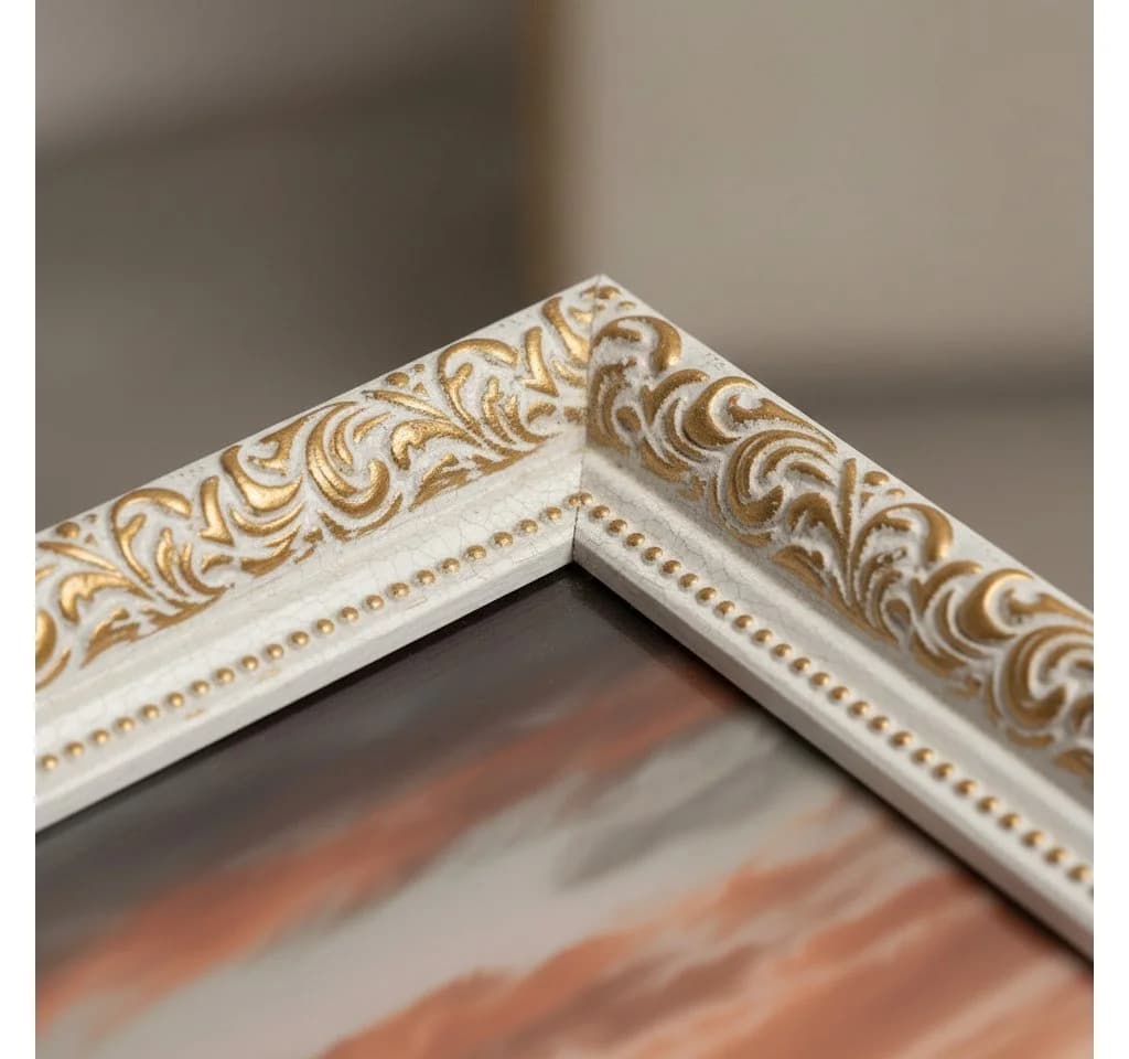 Victor (Zenith) Bilderrahmen Rubens Barock Beige Gold A5 - Bild 5