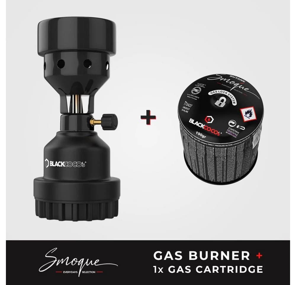 BLACKCOCO's GmbH Camping-Gasgrill SMOQUE Schwarz mit Gaskartusche - Bild 4