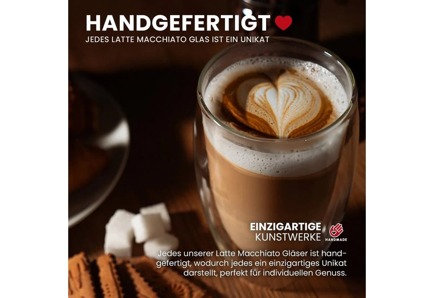GENTOR Doppelwand Glas-Set 2er transparent - Bild 5