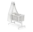 VitaliSpa® Babybett Weiß/Grau mit Schaukelmechanismus Bild 4