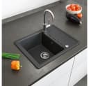 Bergstroem Granitspüle Schwarz mit Trockenplatz Bild 3