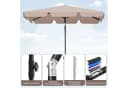 Sekey Rechteckschirm 200cm x 125cm Sonnenschutz UV50+ Bild 5