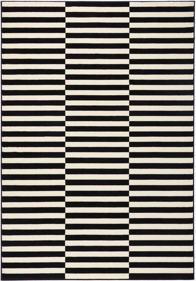 HANSE HOME Teppich Panel Schwarz Creme Läufer 80x150cm - Bild 3