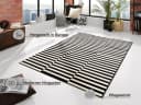 HANSE HOME Teppich Panel Schwarz Creme Läufer 80x150cm Bild 5