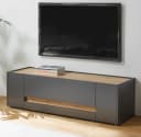 Furn.Design Lowboard Center TV Unterschrank 140 cm Grau Eiche Bild 2