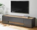 Furn.Design Lowboard Center TV Unterschrank Grau Eiche Modern Bild 2