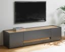 Furn.Design Lowboard Center TV Unterschrank Grau Eiche Modern Bild 5