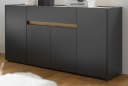 Furn.Design Sideboard Center Grau Eiche Modern 4-türig Bild 2