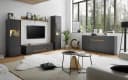 Furn.Design Sideboard Center Grau Eiche Modern 4-türig Bild 3