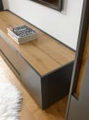 Furn.Design Sideboard Center Grau Eiche Modern 4-türig Bild 4