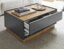 Furn.Design Couchtisch Center Grau Eiche Modern mit Stauraum Bild 1