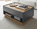 Furn.Design Couchtisch Center Grau Eiche Modern mit Stauraum Bild 2