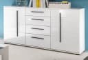 Furn.Design Sideboard Design-D Kommode Weiß Hochglanz 150x86 cm Soft-Close Bild 2