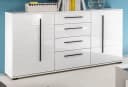 Furn.Design Sideboard Design-D Kommode Weiß Hochglanz 150x86 cm Soft-Close Bild 4