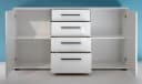 Furn.Design Sideboard Design-D Kommode Weiß Hochglanz 150x86 cm Soft-Close Bild 5
