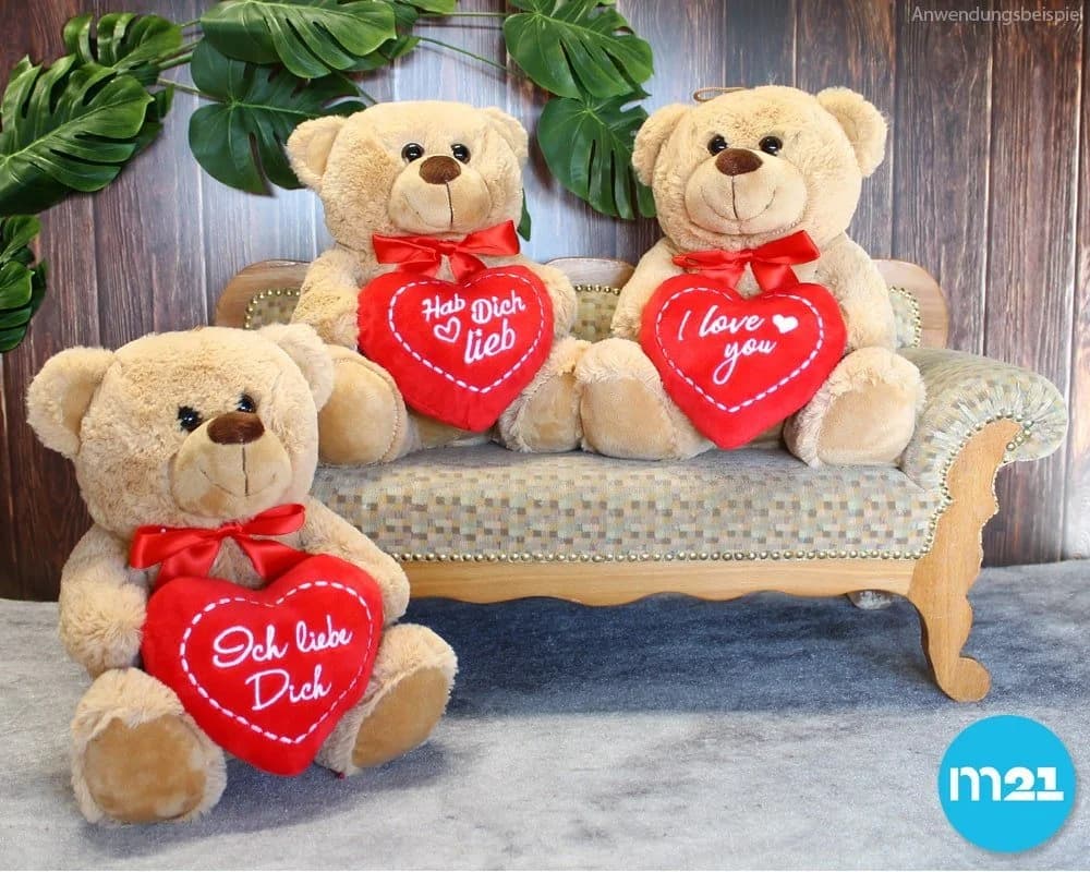 matches21 HOME & HOBBY Teddybär Plüsch 25 cm - Bild 5