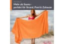 Lashuma Saunatuch XXL Frottee 100x200 cm Orange Bild 3
