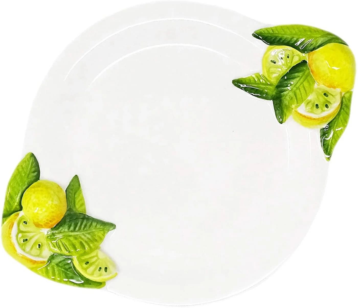 Lashuma Frühstücksteller Zitrone Keramik Oval - Bild 2