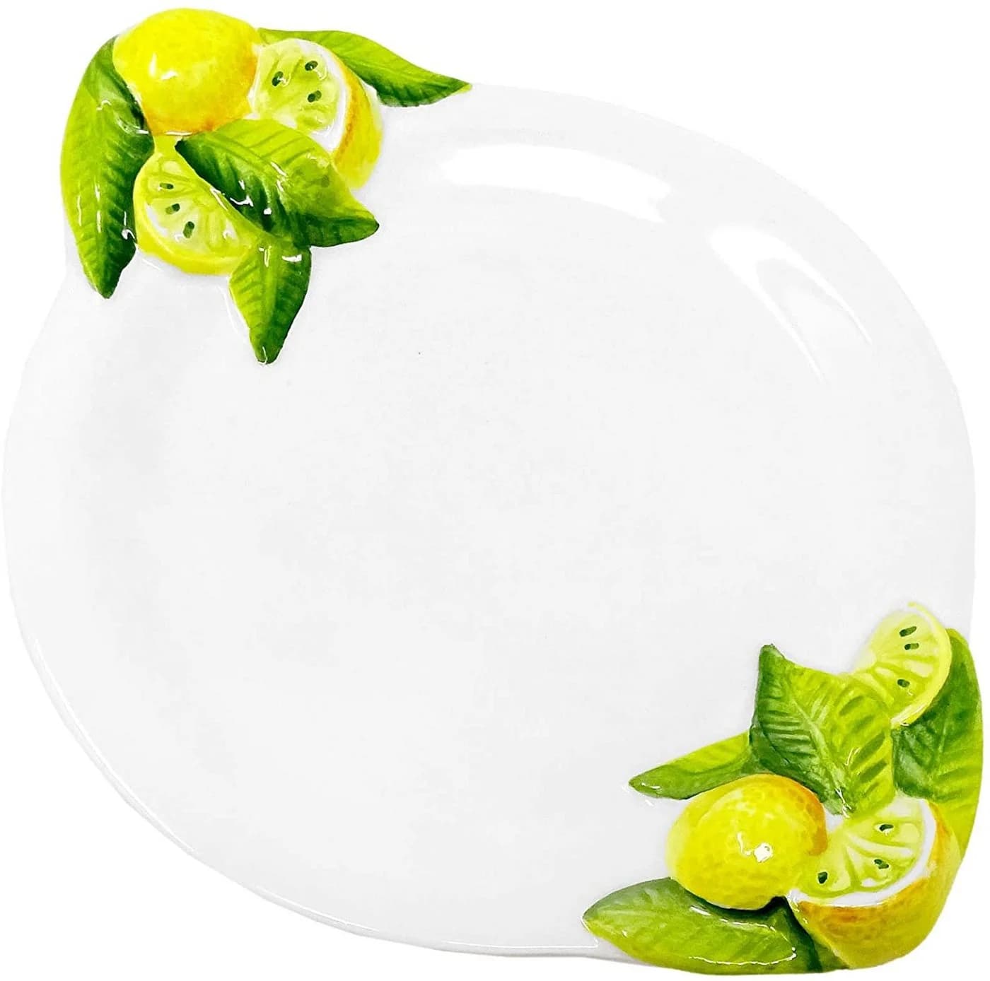 Lashuma Frühstücksteller Zitrone Keramik Oval - Bild 4