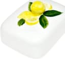 Lashuma Butterdose Zitrone Keramik Relief Dekor Bild 4