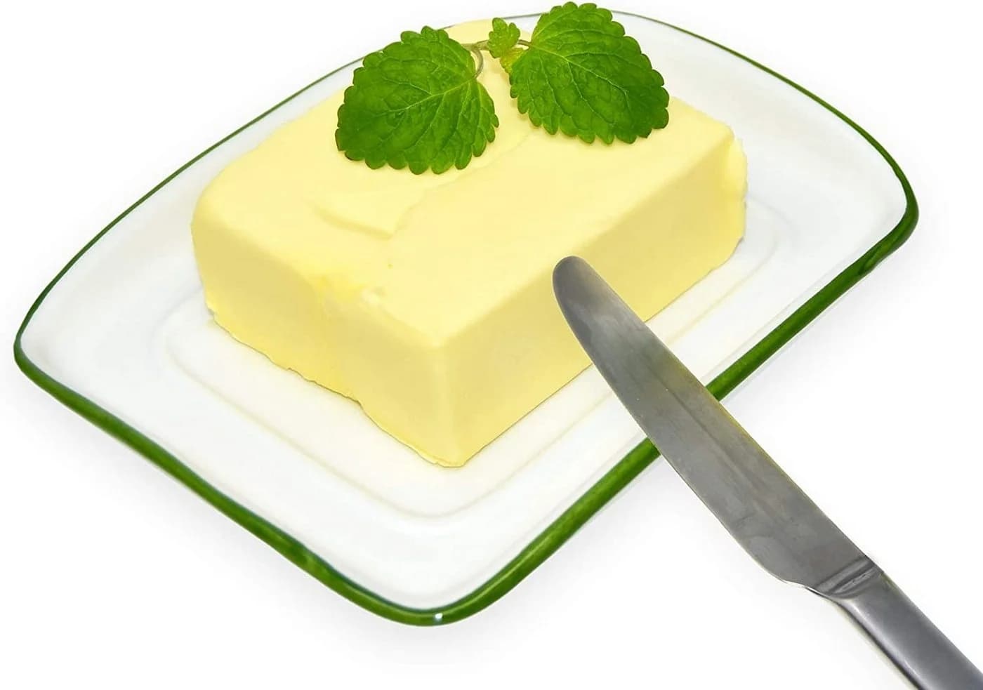 Lashuma Butterdose Zitrone Olive Keramik Handbemalt - Bild 3