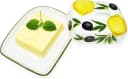 Lashuma Butterdose Zitrone Olive Keramik Handbemalt Bild 5