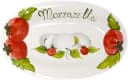 Lashuma Servierteller Tomate Mozzarella Keramik Oval Bild 2