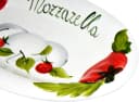 Lashuma Servierteller Tomate Mozzarella Keramik Oval Bild 4