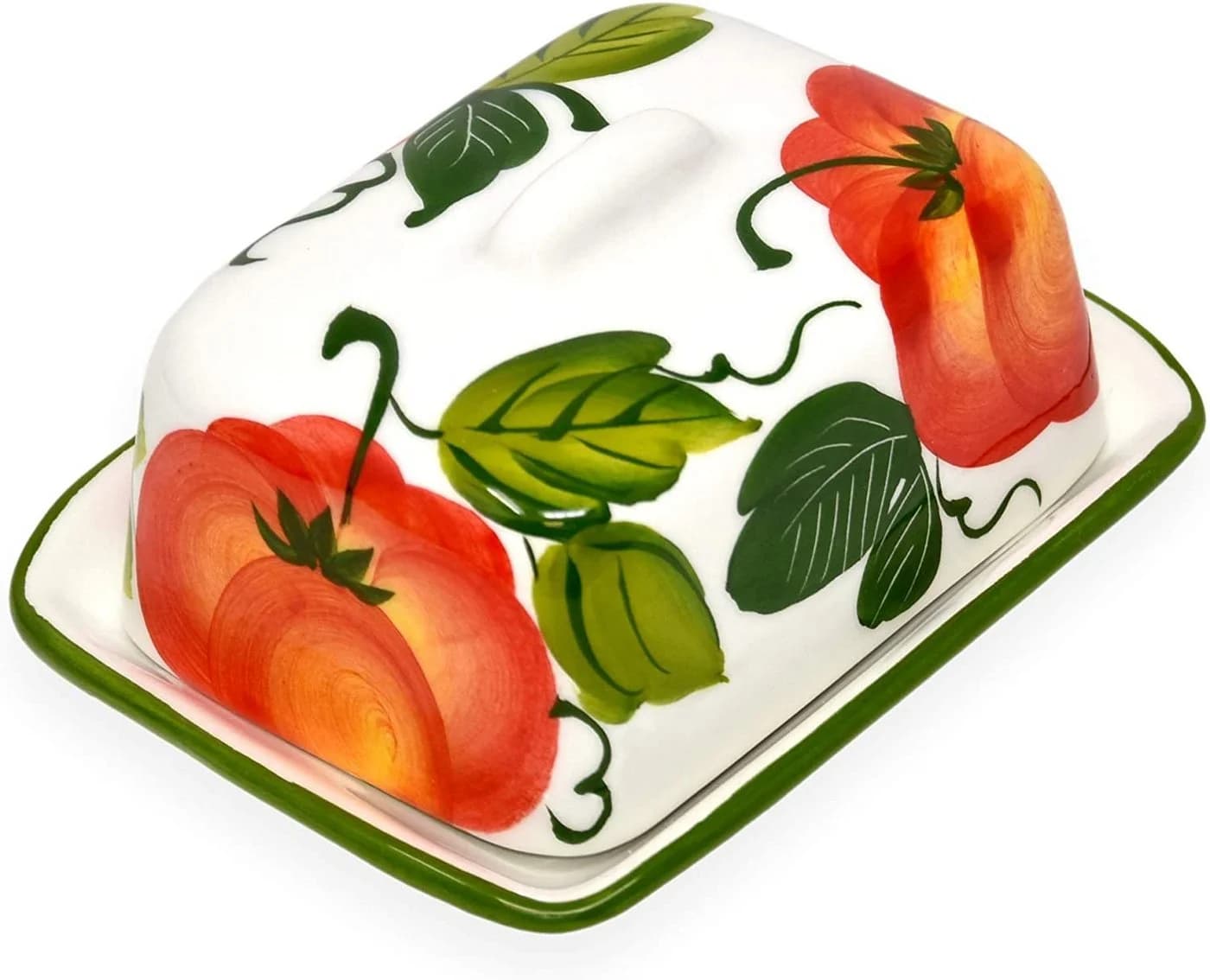 Lashuma Butterdose Tomate Keramik Italienisch - Bild 2