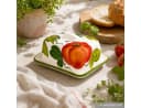 Lashuma Butterdose Tomate Keramik Italienisch Bild 3