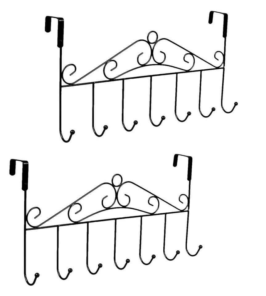 BAYLI Türgarderobe 2er Set 42,5cm Türgarderobe Metall - Bild 2