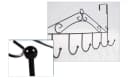BAYLI Türgarderobe 42,5 cm Metall Kleiderhaken Bild 5