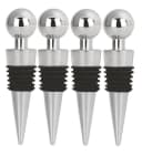 BAYLI Flaschenverschluss 5er Set Silber Edelstahl Wein Sekt Bild 2