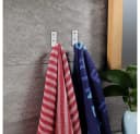 BAYLI 5er Set Faltbare Wandhaken Aluminium Silber Klapphaken Bild 5