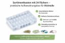 BAYLI Aufbewahrungsbox Sortimentkasten mit 24 Fächern Bild 4