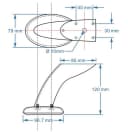 BAYLI Möbelbeine Metall 4er Set 12 cm Bild 1