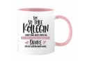 Camolo Keramiktasse mit Spruch Weiß/Rosa Bild 2