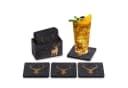 Camolo Glasuntersetzer 9-tlg. Hirsch anthrazit/gold mit Box Bild 2