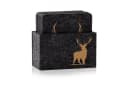 Camolo Glasuntersetzer 9-tlg. Hirsch anthrazit/gold mit Box Bild 3