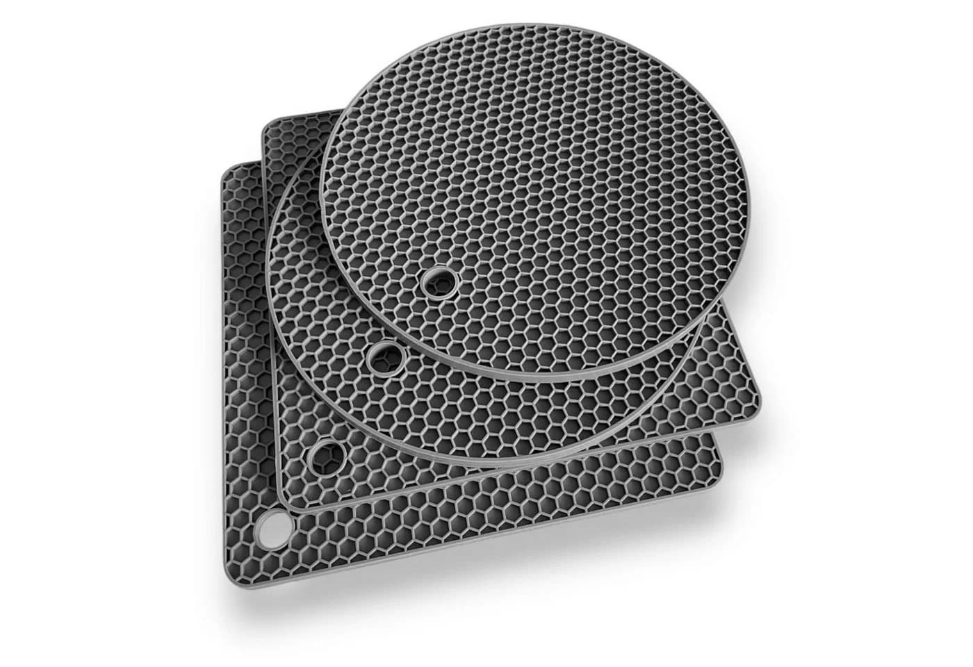 Camolo Topfuntersetzer 4er Set Silikon Grau - Bild 2
