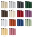 Beautex Vorhang Leinen Optik Ösen blickdicht Hellgrau Bild 3
