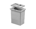 Hailo Einbaumülleimer 7 L mit Deckel Cargo Soft Separato K Bild 2