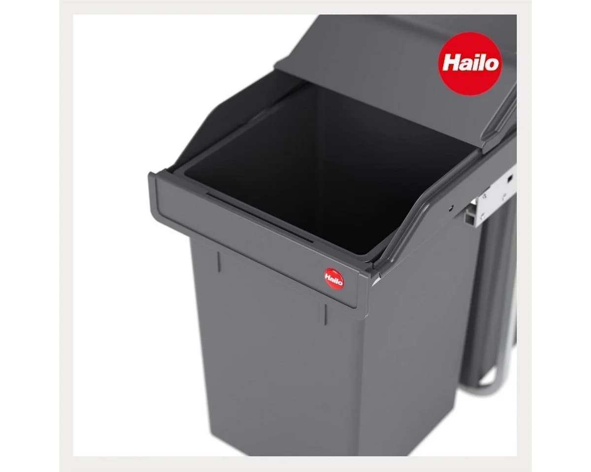 Hailo Einbaumülleimer Swing A Terzett Grau 30 Liter - Bild 5