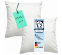 Luxusfeder Kissenfüllung 2er Set Federkissen 45x45 cm 100% Federn Sofakissen Füllkissen Bild 2
