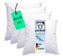Luxusfeder Kissenfüllung 40x40 cm 4er Set Daunen Federn Made in Germany Bild 2